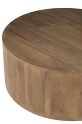 Bijzettafels Toge Mango Hout Bruin Set van 2 - Salontafel - J-Line - livinglovely.nl