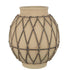 Bloempot Berber Beige Large - J-Line 31.5x31.5x35.5cm - Pot - J-Line - livinglovely.nl