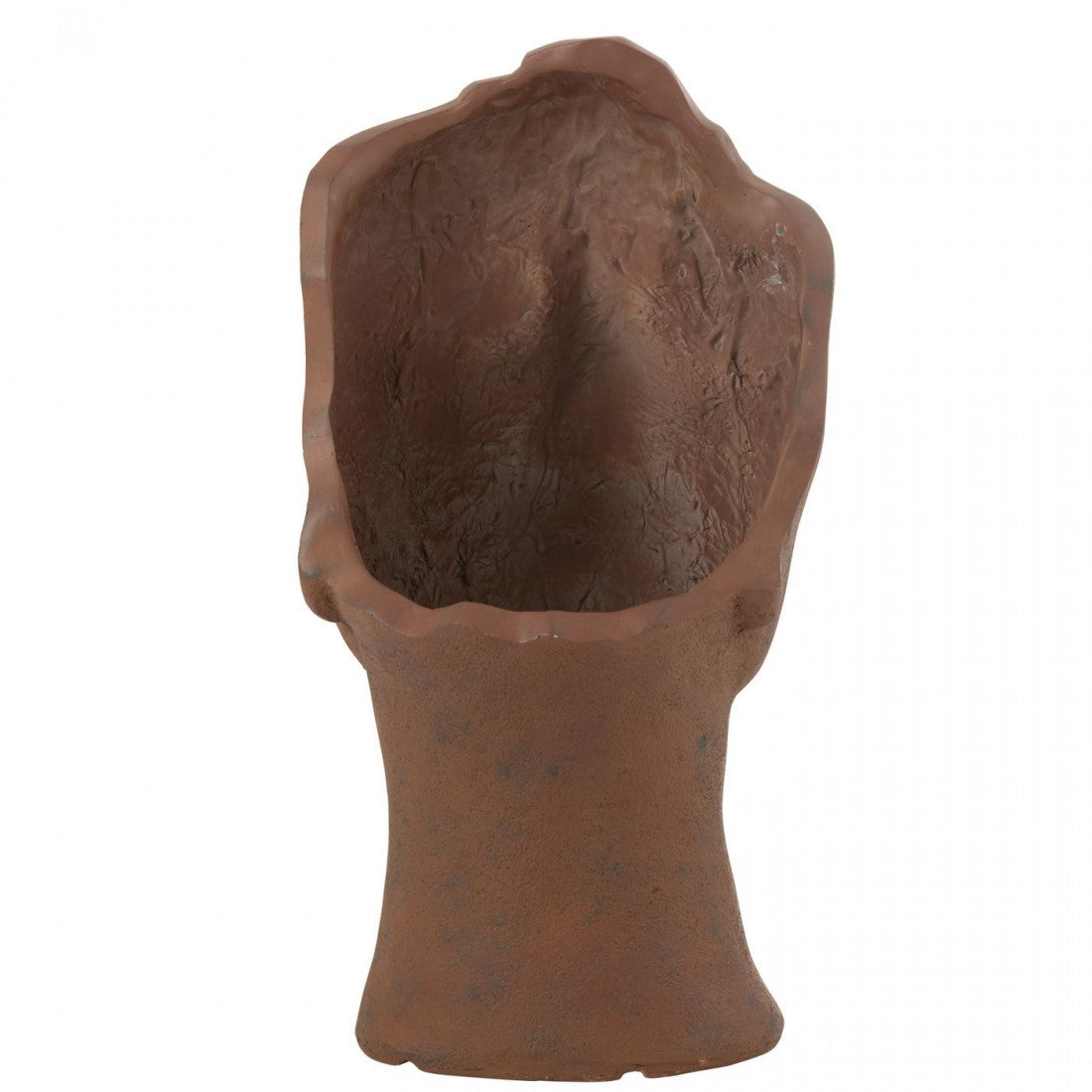 Bloempot David Klei Roest Large - Pot - J-Line - livinglovely.nl