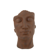 Bloempot David Klei Roest Small - Pot - J-Line - livinglovely.nl