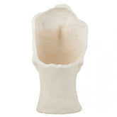 Bloempot David Klei Wit Large - Pot - J-Line - livinglovely.nl