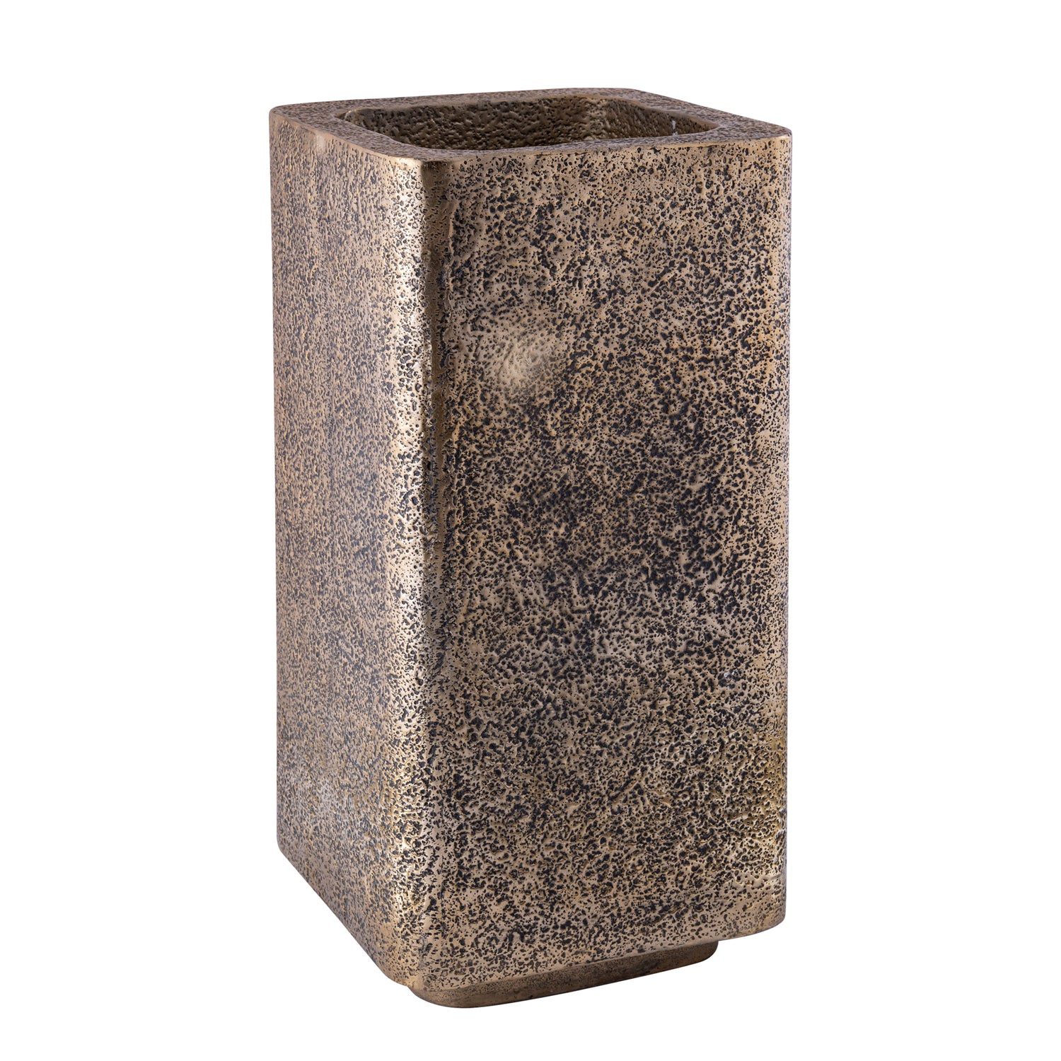 Bloempot Indira - Aluminium - Goud- Set van 2 PTMD - Pot - PTMD - livinglovely.nl