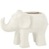 Bloempot Olifant Klei Wit - Pot - J-Line - livinglovely.nl