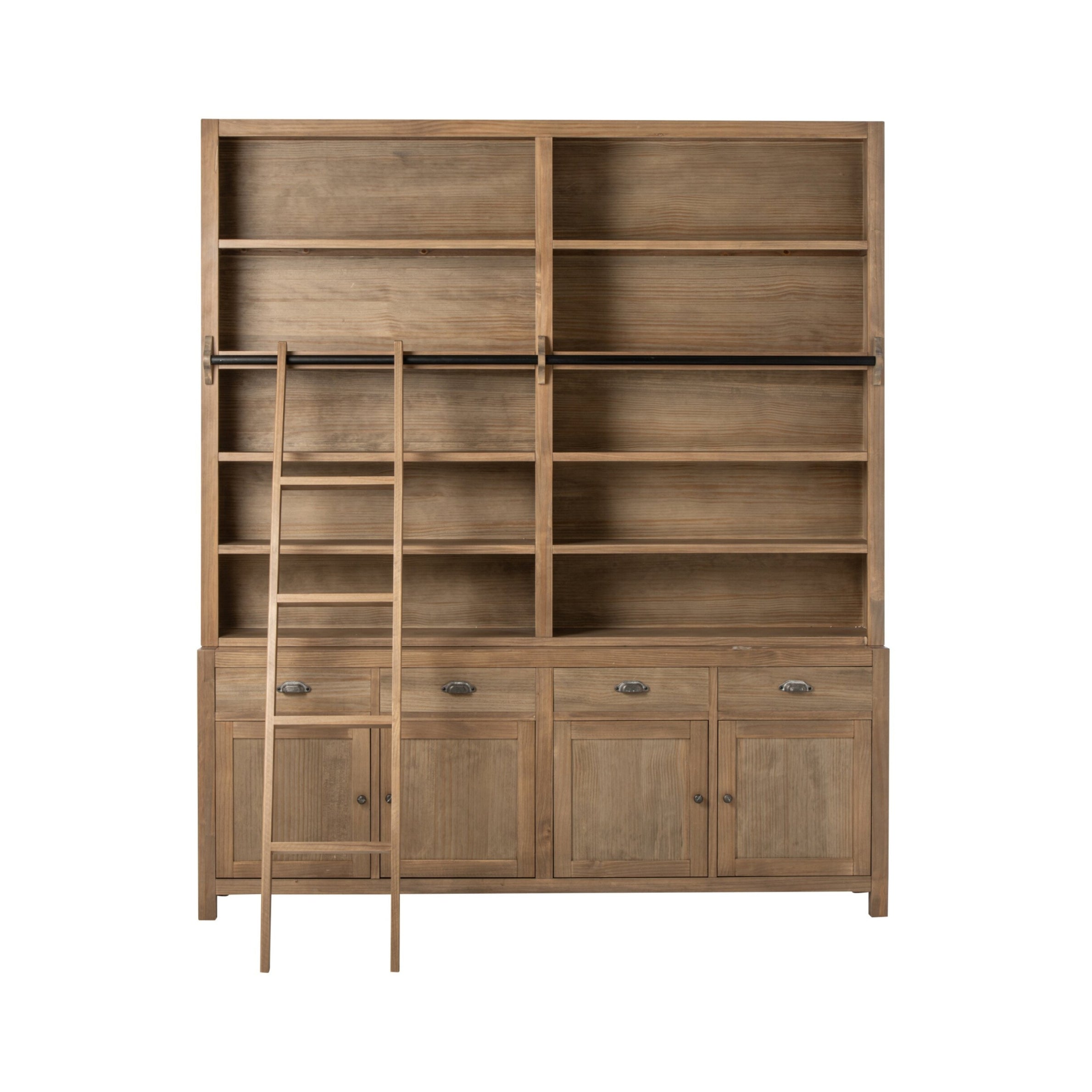 Boekenkast Blois Grenenhout Naturel J-Line
