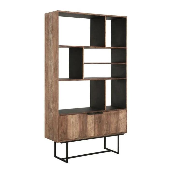 Boekenkast Odeon No.2 verweerd teakhout 210cm DTP Home