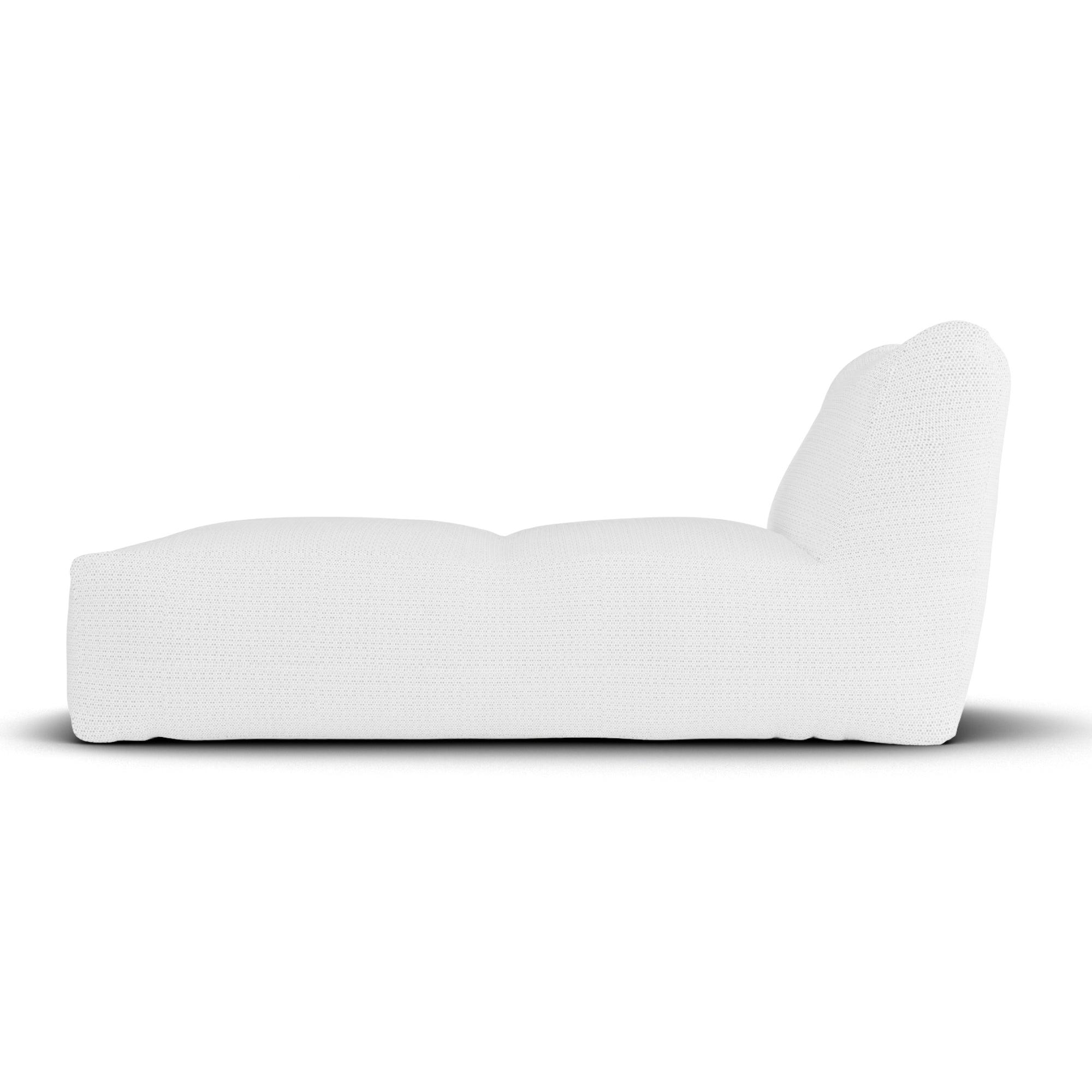 Boho Long Chair White - Laui Lounge™ - Ligbed - Laui Lounge - livinglovely.nl