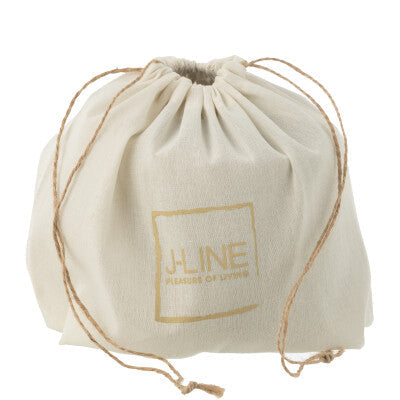 Buitenkaars Cyra Cement Rood Medium 18uur - Buitenkaars - J-Line - livinglovely.nl