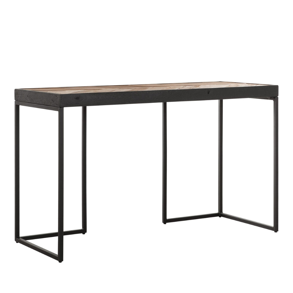 Bureau Criss Cross van DTP Home, zwart metalen onderstel in close-up