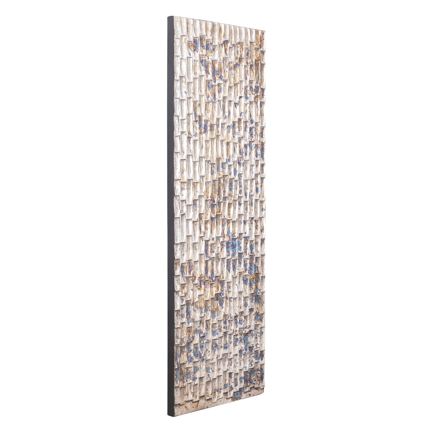 Chadwick Oil Wood Rect Wall Panel Drop Pattern PTMD - Wandpaneel - PTMD - livinglovely.nl