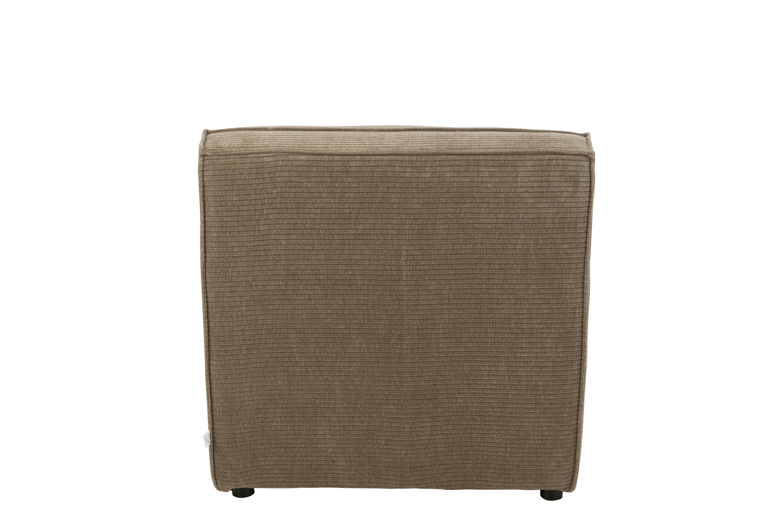 Chair Grid Poplar Wood/Foam Dark Taupe - - J-Line - livinglovely.nl