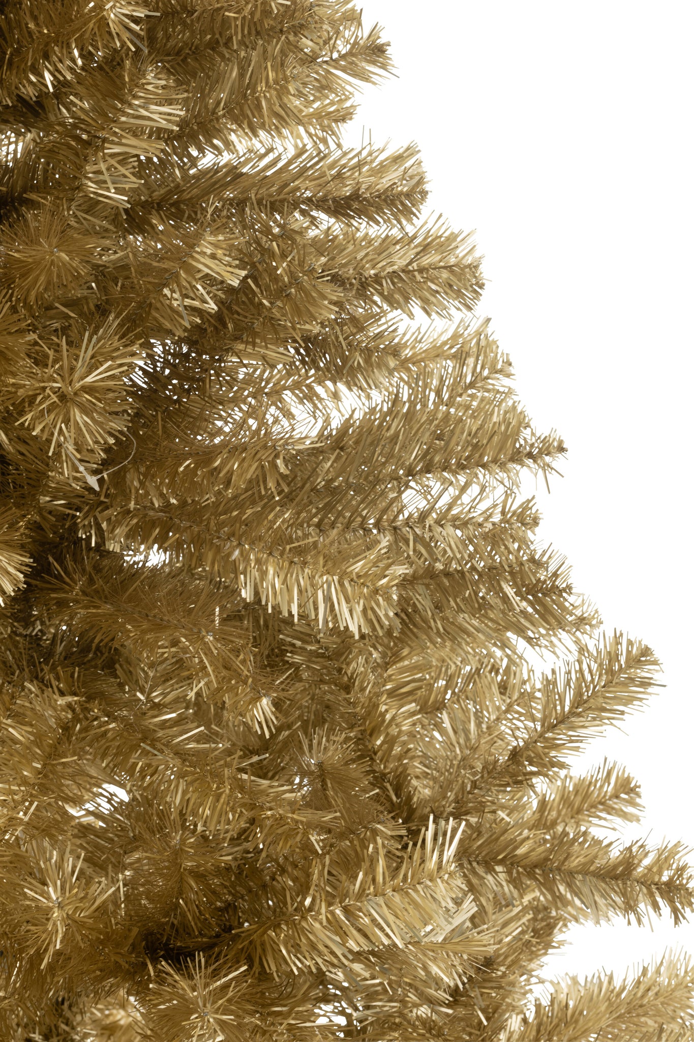 Christmas Tree Artificial Pvc Gold Colored Medium - - J-Line - livinglovely.nl