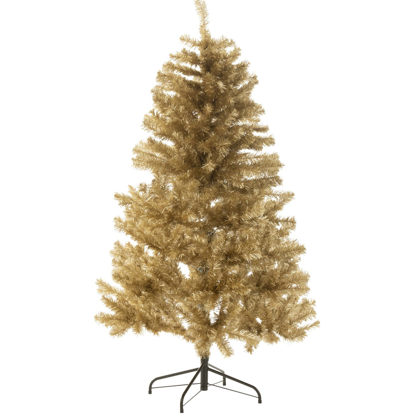 Christmas Tree Artificial Pvc Gold Colored Medium - - J-Line - livinglovely.nl
