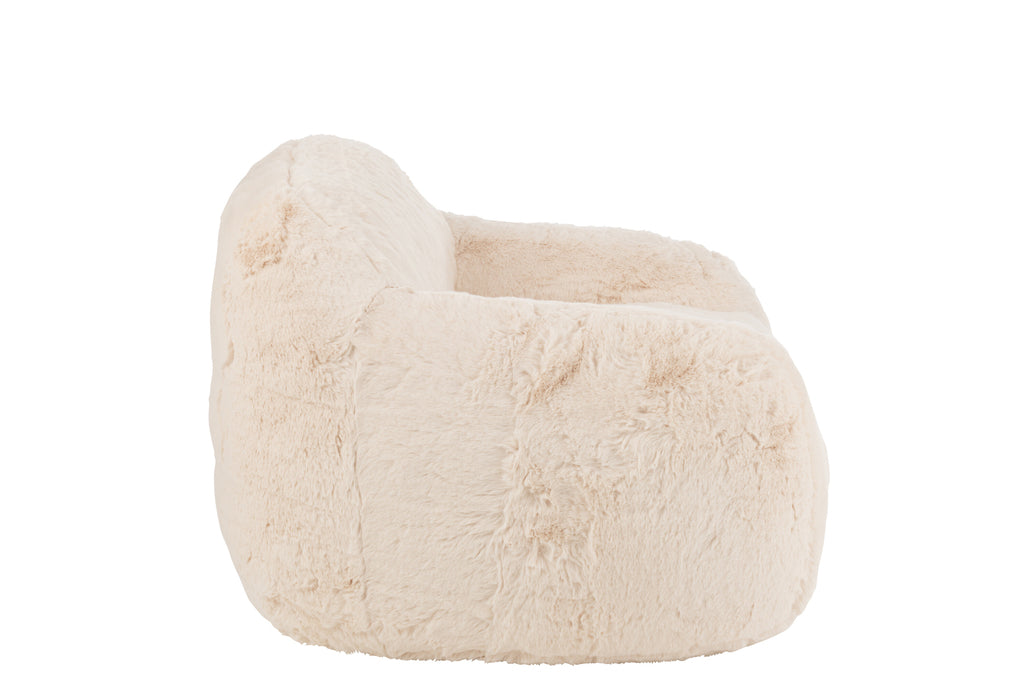 Cutie 1-zits Sofa Cream Small J-Line - Fauteuil - J-Line - livinglovely.nl