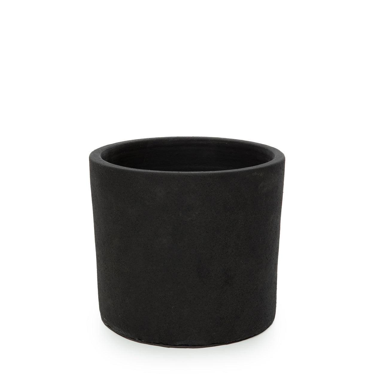 De Charcoal Hoge Plantenbak - Zwart - Large - Pot - Bazar Bizar - livinglovely.nl