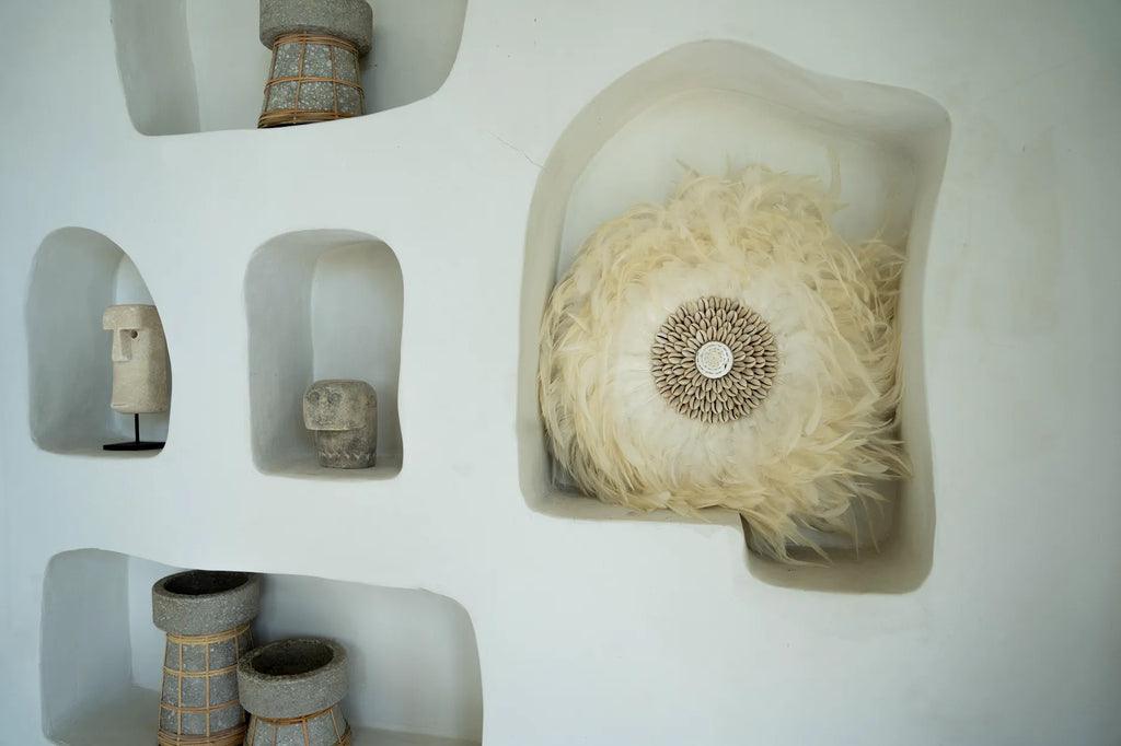 De Coastal Juju Muurdecoratie - Wit - L - Wanddecoratie - Bazar Bizar - livinglovely.nl