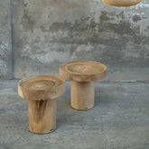 De Quichua Bijzettafel - Naturel - Bijzettafel - Bazar Bizar - livinglovely.nl