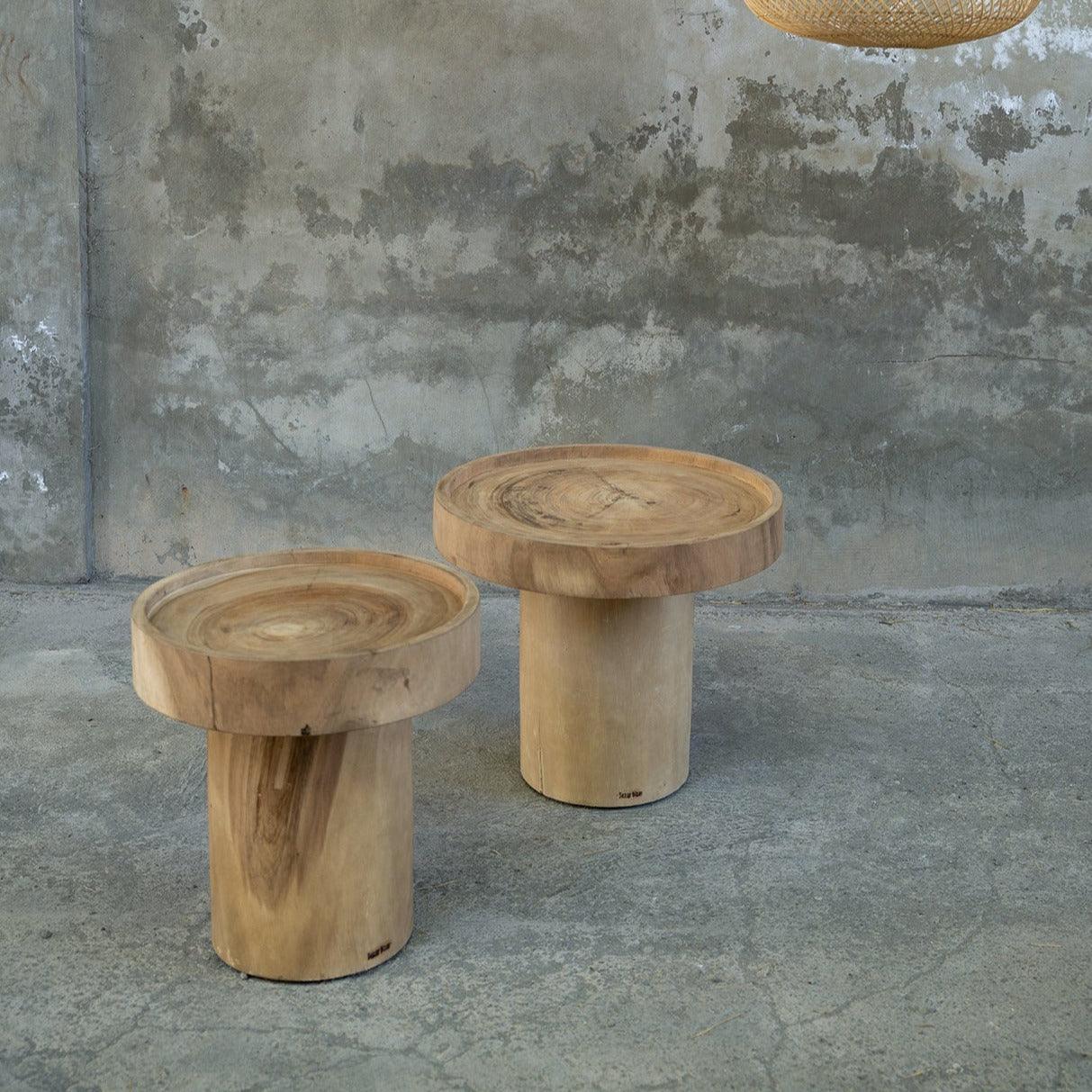 De Quichua Bijzettafel - Naturel - Bijzettafel - Bazar Bizar - livinglovely.nl