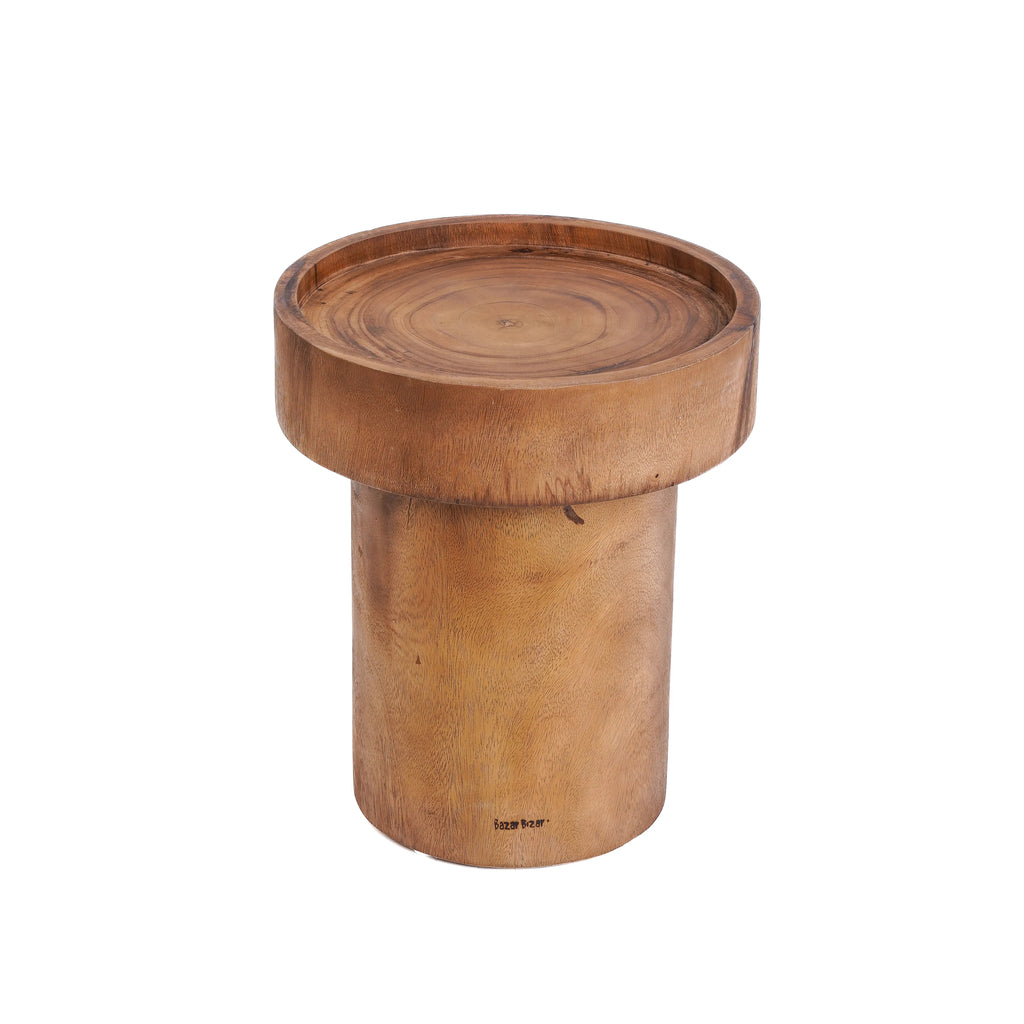 De Quichua Bijzettafel - Naturel - Bijzettafel - Bazar Bizar - livinglovely.nl