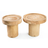 De Quichua Bijzettafel - Naturel - Bijzettafel - Bazar Bizar - livinglovely.nl