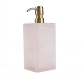 De Resin Zeepdispenser- Roze Wit - Keukenaccessoire - Bazar Bizar - livinglovely.nl