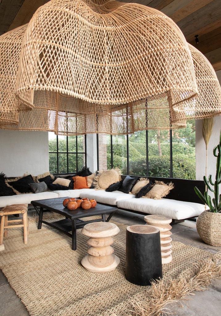 De Tribe Kruk - Naturel Zwart - Kruk - Bazar Bizar - livinglovely.nl