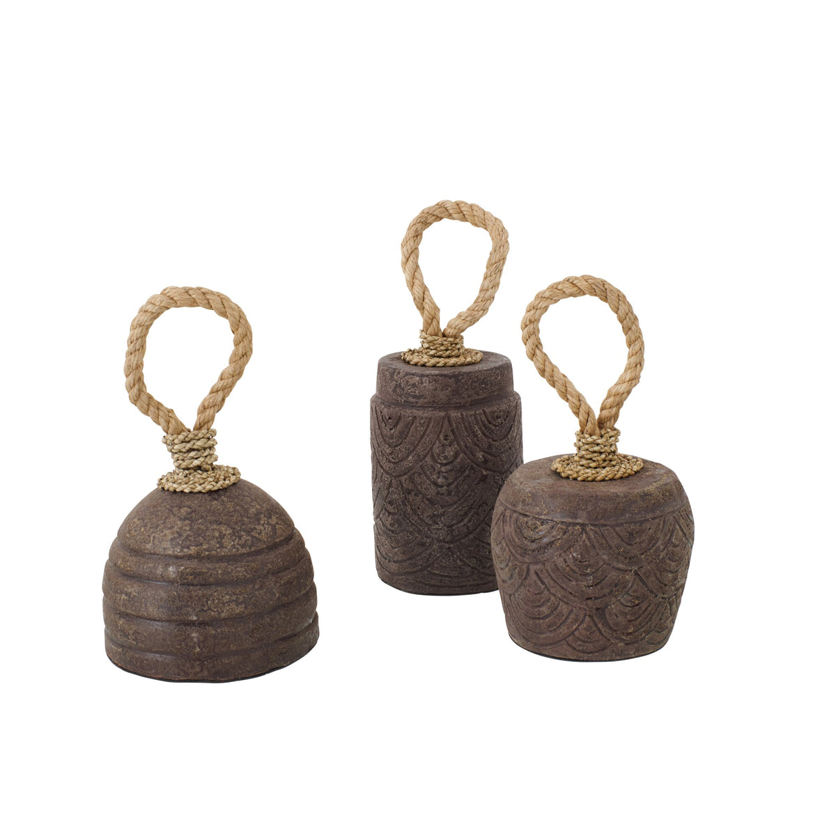Deurstop Terracotta Donkerbruin Assortiment Van 3 J-Line