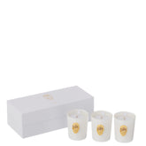 Doos Van 3 Geurkaarsen Doodskop Nuit Blanche 16uur - Geurkaars - J-Line - livinglovely.nl