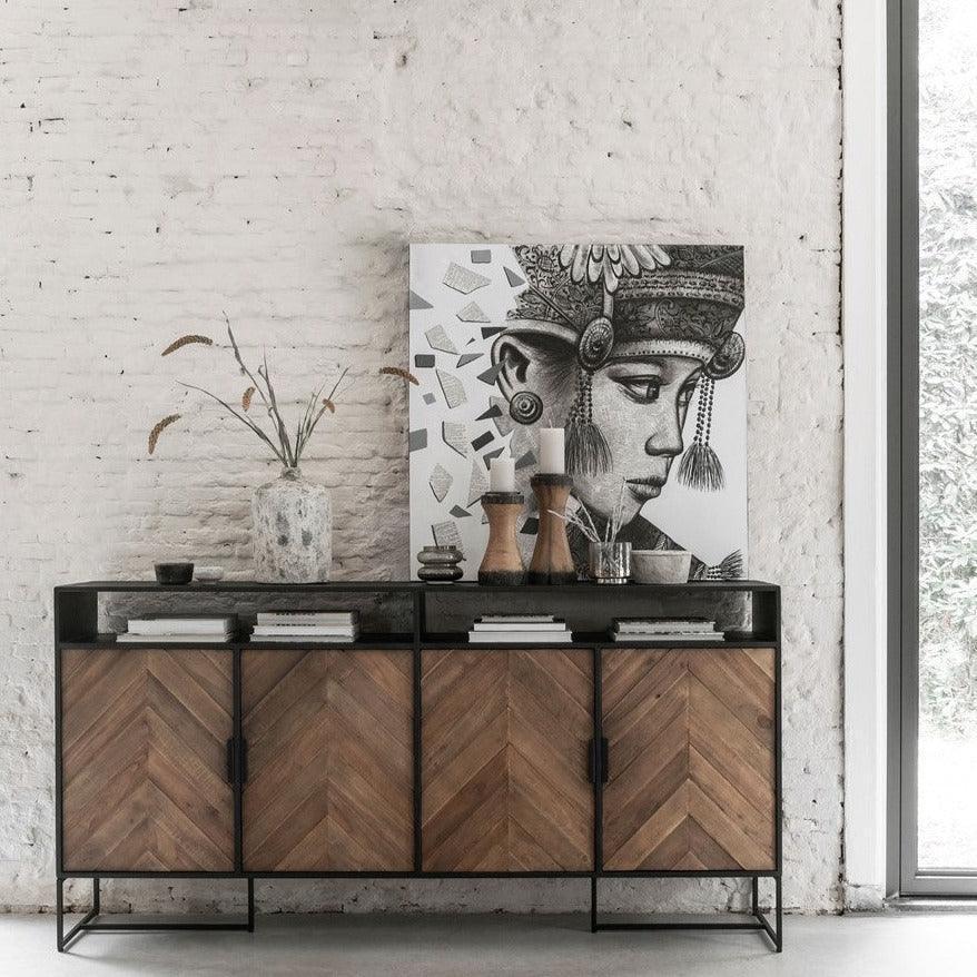 DTP Home Dressoir Criss Cross No.2 200cm - Dressoir - DTP Home - livinglovely.nl