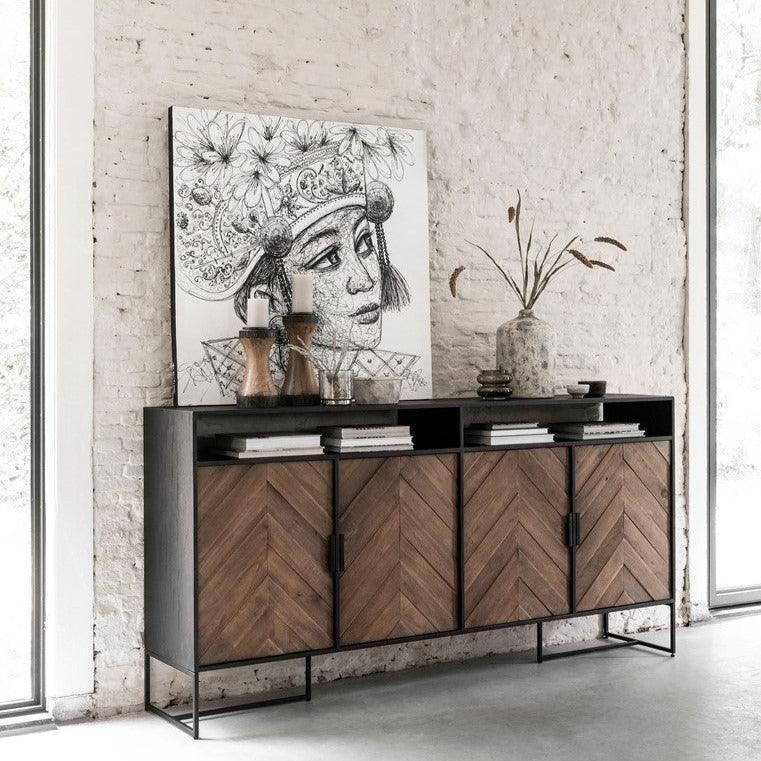 DTP Home Dressoir Criss Cross No.2 200cm - Dressoir - DTP Home - livinglovely.nl