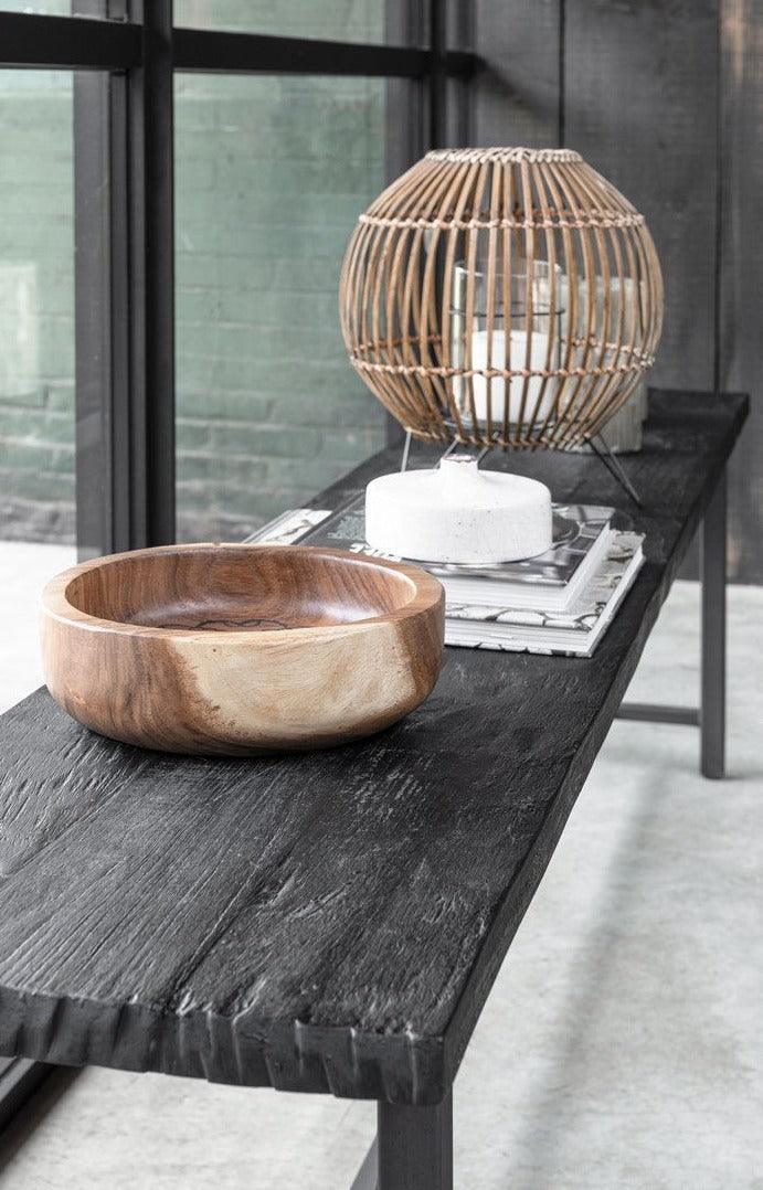 DTP Home Eetkamerbank Timeless Black Beam 190cm - Eetkamerbank - DTP Home - livinglovely.nl