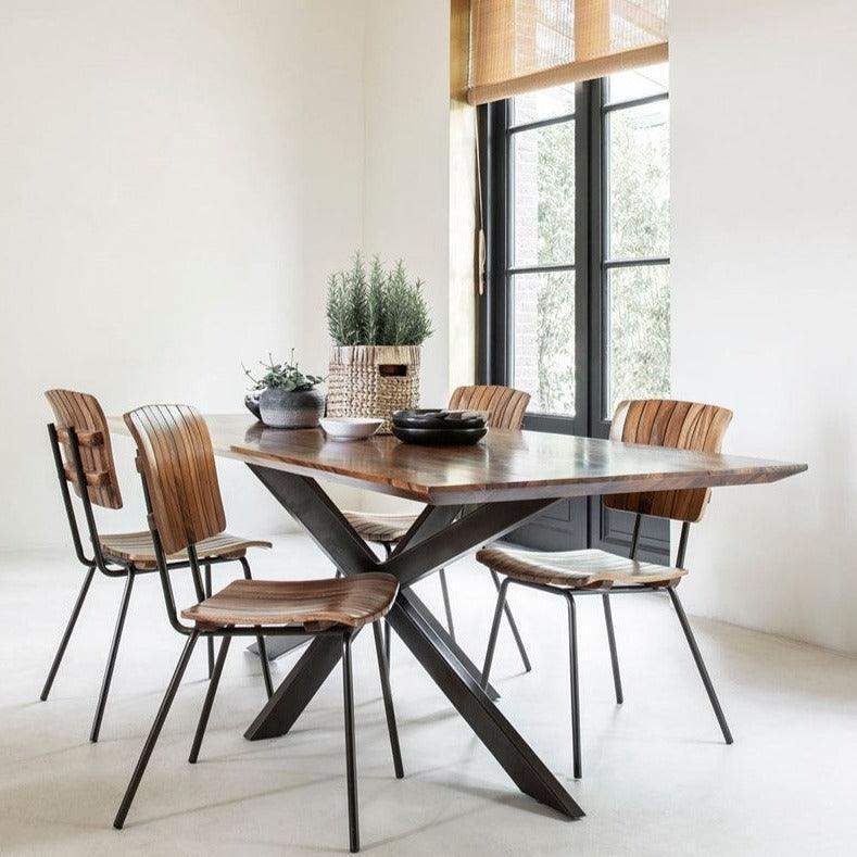 DTP Home Eetkamerstoel Flare - Eetkamerstoel - DTP Home - livinglovely.nl