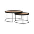 DTP Home Highlight Salontafel Mercurius Naturel set van 2 - Salontafel - DTP Home - livinglovely.nl