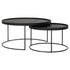 DTP Home Highlight Salontafel Mercurius Zwart set van 2 - Salontafel - DTP Home - livinglovely.nl