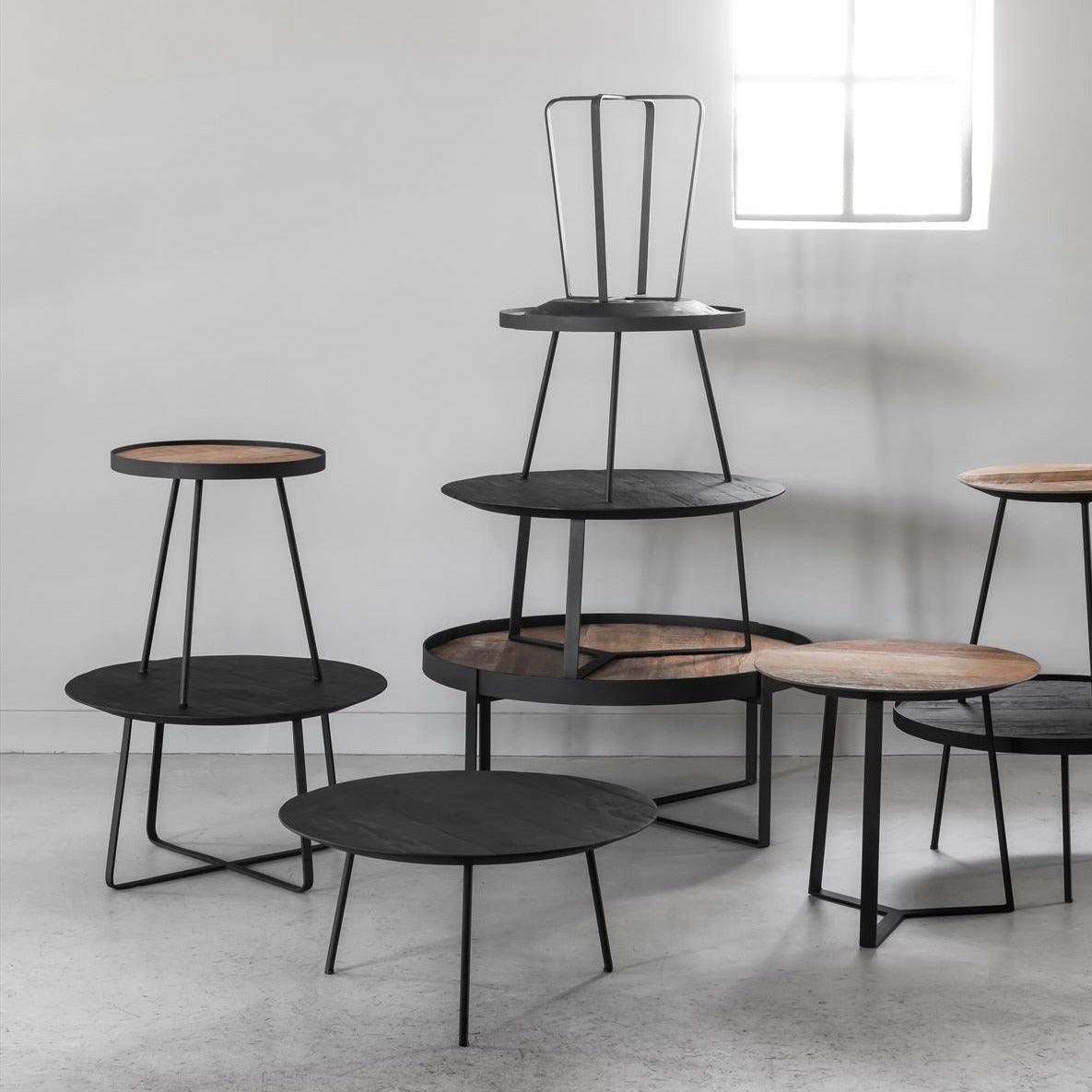 DTP Home Highlight Salontafel Neptunes Black Small - Salontafel - DTP Home - livinglovely.nl