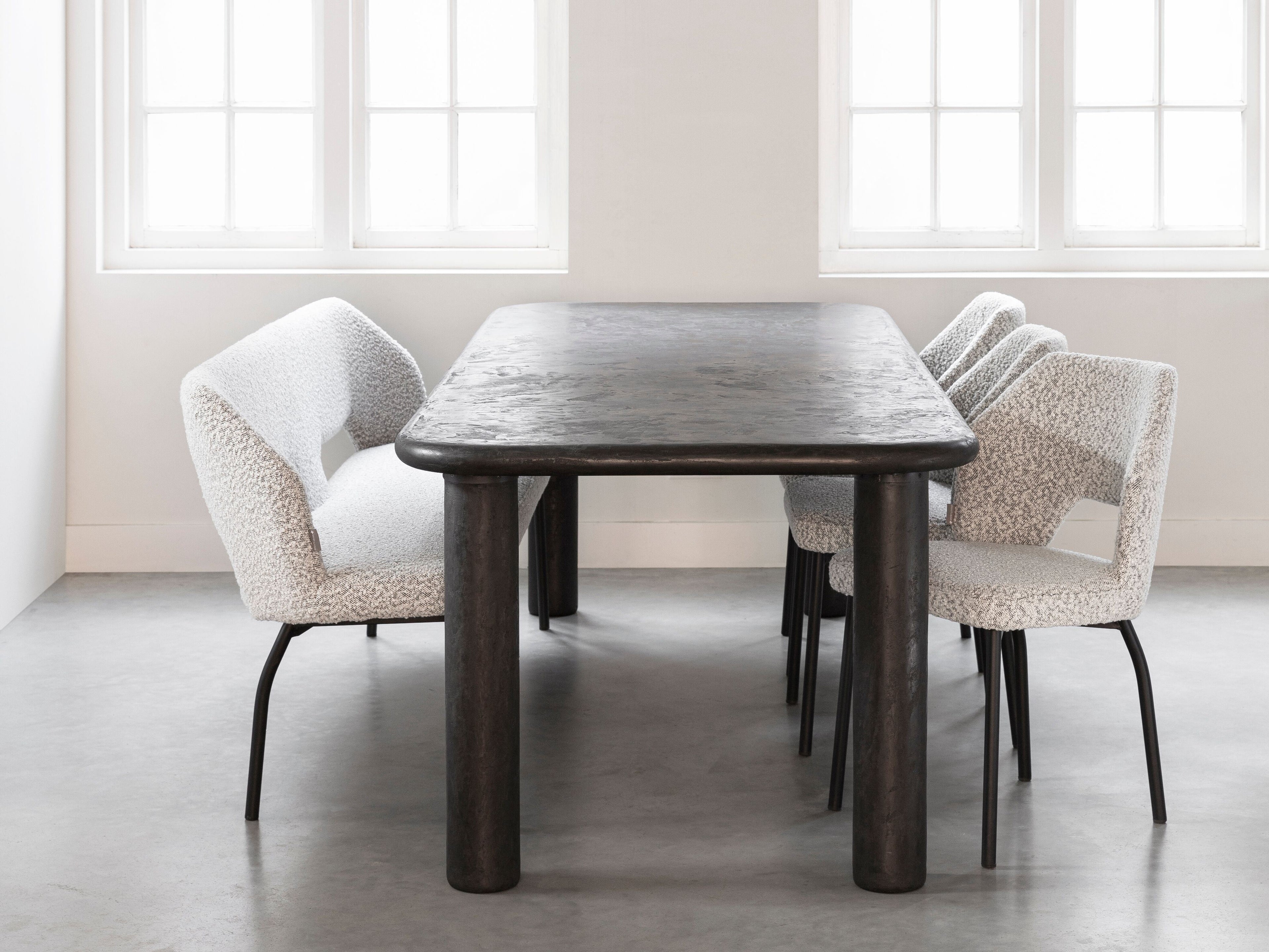 DTP Home Scala Eettafel Rechthoek Clio Pepper 260cm - Eetkamertafel - DTP Home - livinglovely.nl
