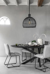DTP Home Timeless black Eettafel Shape Ovaal 280cm - Eetkamertafel - DTP Home - livinglovely.nl