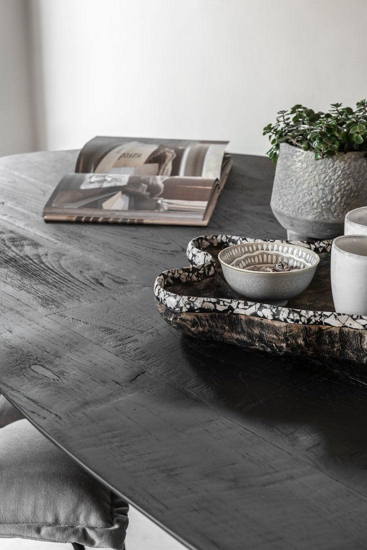 DTP Home Timeless black Eettafel Shape Ovaal 280cm - Eetkamertafel - DTP Home - livinglovely.nl