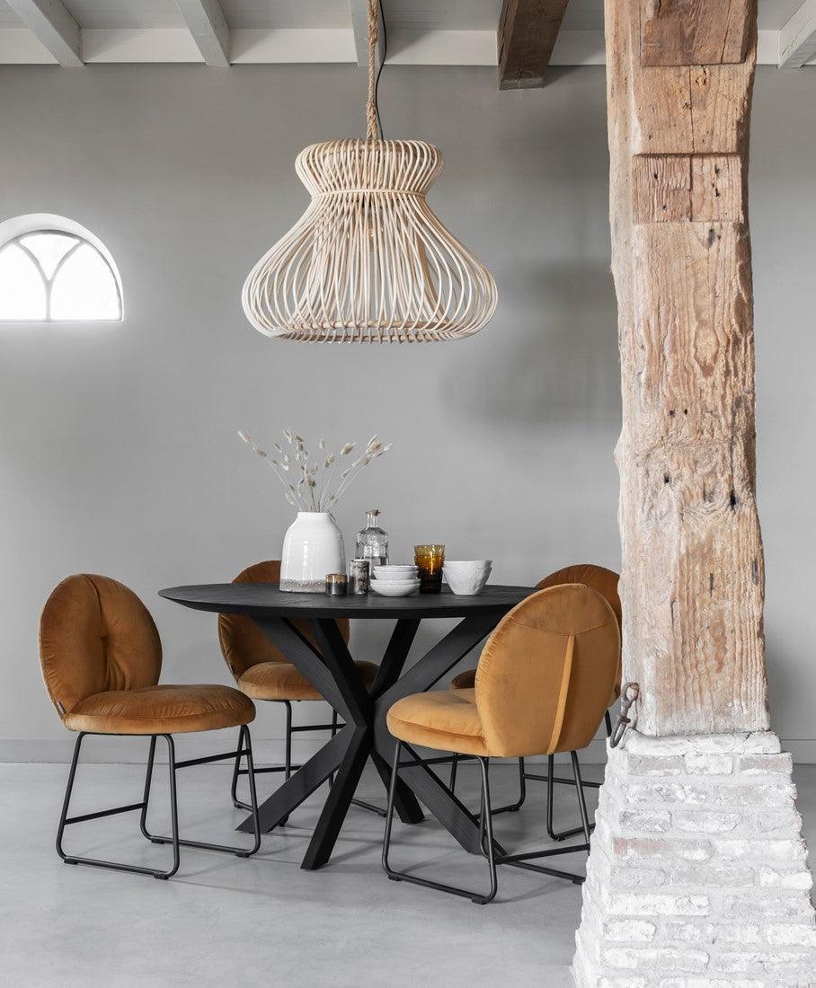 DTP Home Timeless Black Eettafel Shape Rond 150cm - Eetkamertafel - DTP Home - livinglovely.nl