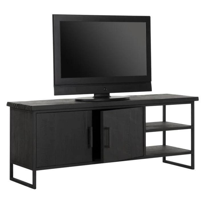 DTP Home Timeless Black TV Meubel Beam No.2 Small 140cm - TV meubel - DTP Home - livinglovely.nl