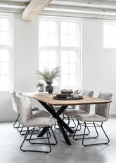 DTP Home Timeless Eettafel Curves 260cm - Eetkamertafel - DTP Home - livinglovely.nl