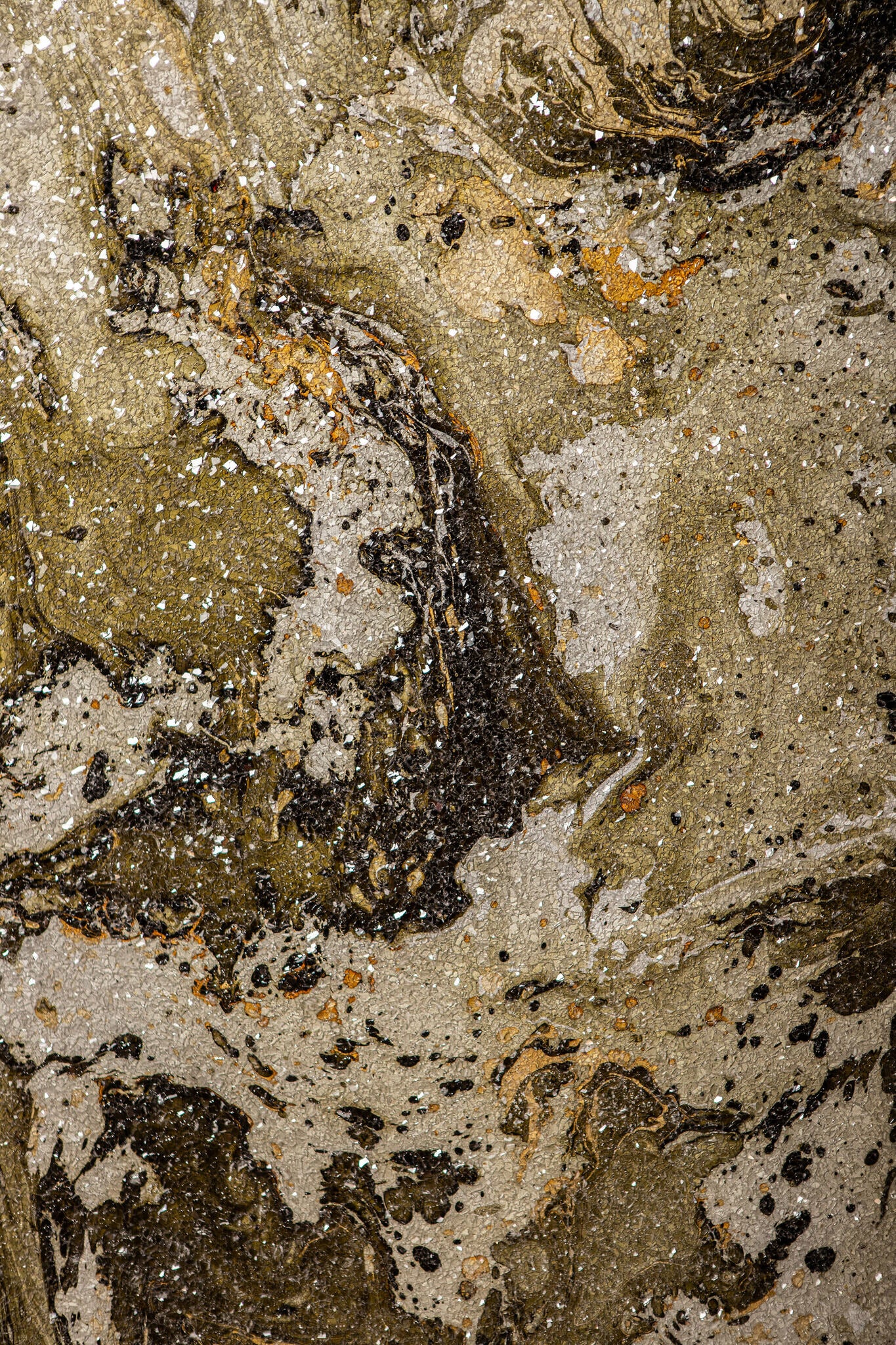 Eaven Green Marble Look Glass Mozaic Wall Panel 90x90cm PTMD - Wandpaneel - PTMD - livinglovely.nl