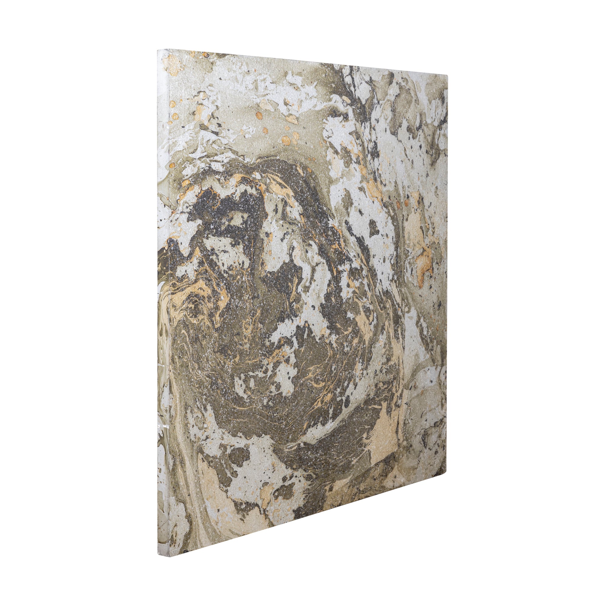 Eaven Green Marble Look Glass Mozaic Wall Panel 90x90cm PTMD - Wandpaneel - PTMD - livinglovely.nl