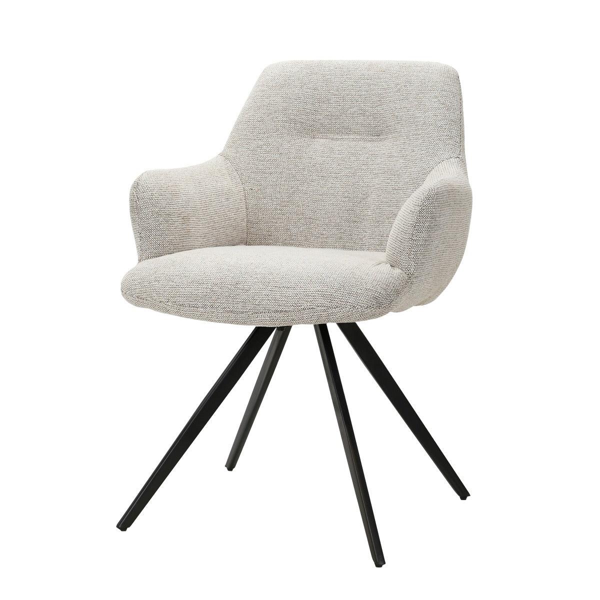 Eetkamerstoel Doreen Sneak Natural Set van 2 van Livingfurn