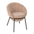 Eetkamerstoel Napoli Licht Roze- J-Line - Eetkamerstoel - J-Line - livinglovely.nl