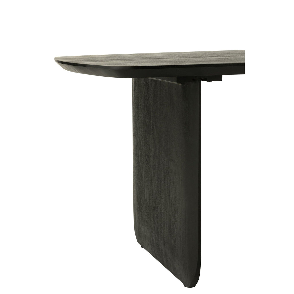 Esstisch Akazienholz Schwarz 190x100cm J-Line