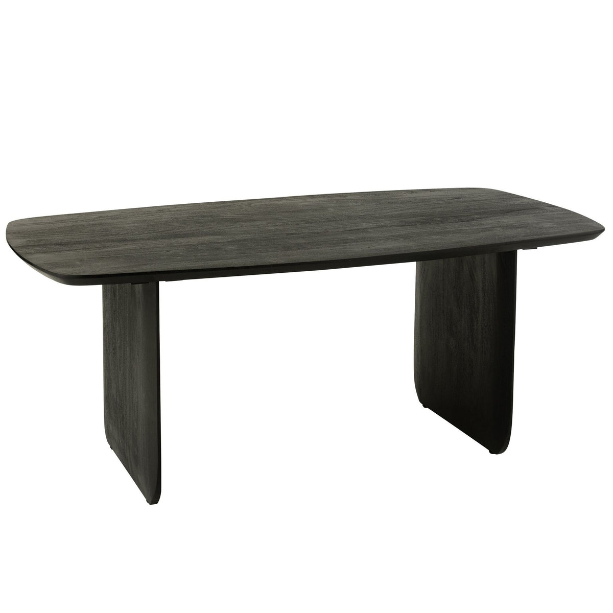 Esstisch Akazienholz Schwarz 190x100cm J-Line