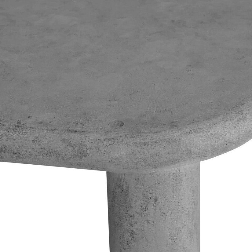 Mortex eettafel Clio Dusk met afgeronde hoeken sfeerbeeld