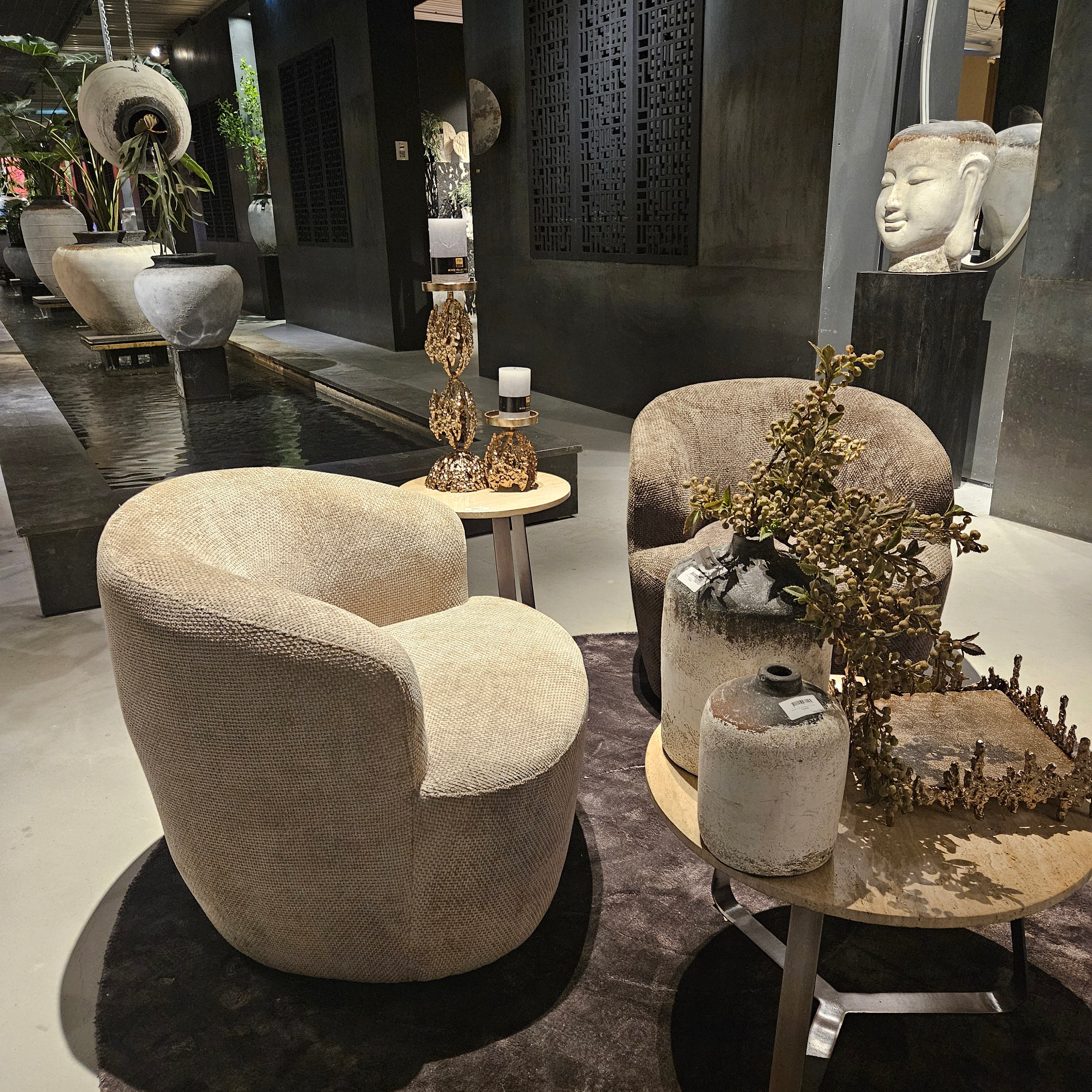 Fauteuil Filou Beige Eden 4 PTMD - Fauteuil - PTMD - livinglovely.nl