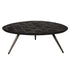 Fieron Black Wooden Coffee Table Organic Round PTMD - Salontafel - PTMD - livinglovely.nl