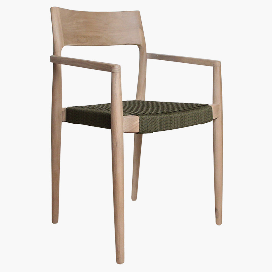 Freya Terrasstoel met Armleuning Donker Groen Raw Materials - Terrasstoel - Raw Materials - livinglovely.nl